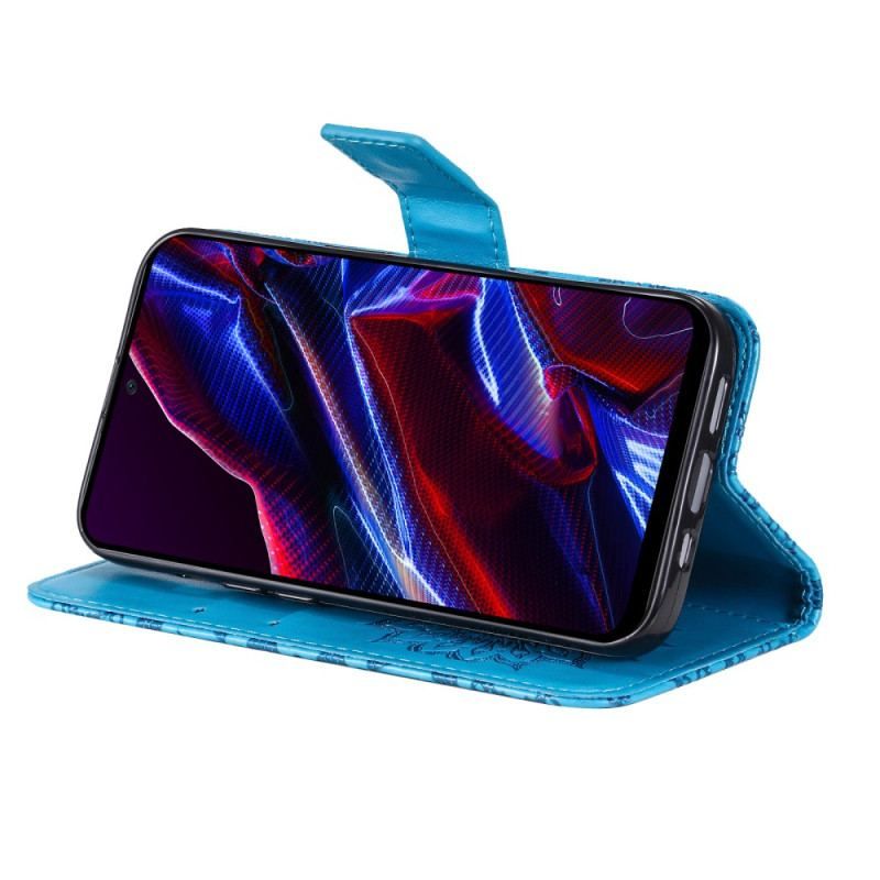 Flip Cover Poco X5 5G Sol Med Snor