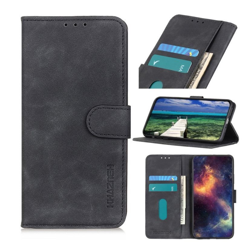 Flip Cover Samsung Galaxy A13 5G / A04s Khazneh Vintage Lædereffekt