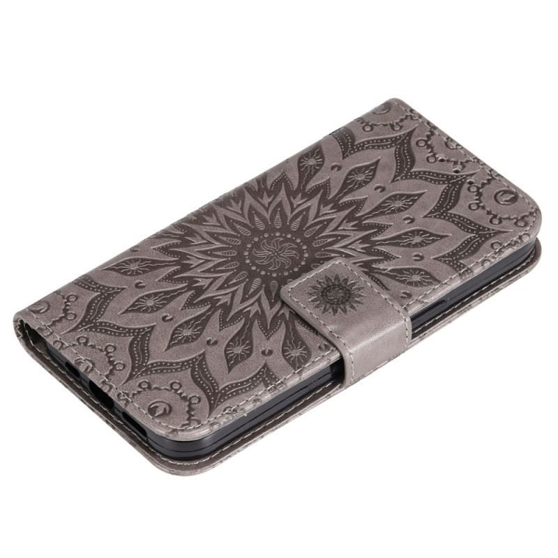 Flip Cover Samsung Galaxy A14 / A14 5G Mandala Sun Med Snor