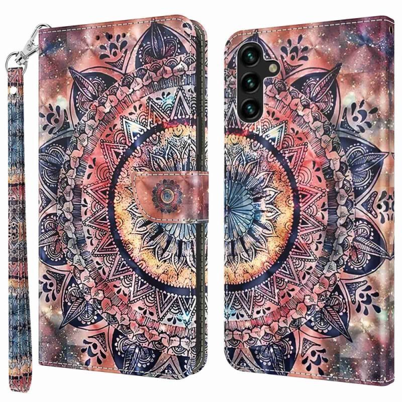 Flip Cover Samsung Galaxy A14 / A14 5G Med Snor Strap Dream Catcher