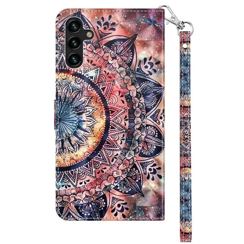 Flip Cover Samsung Galaxy A14 / A14 5G Med Snor Strap Dream Catcher