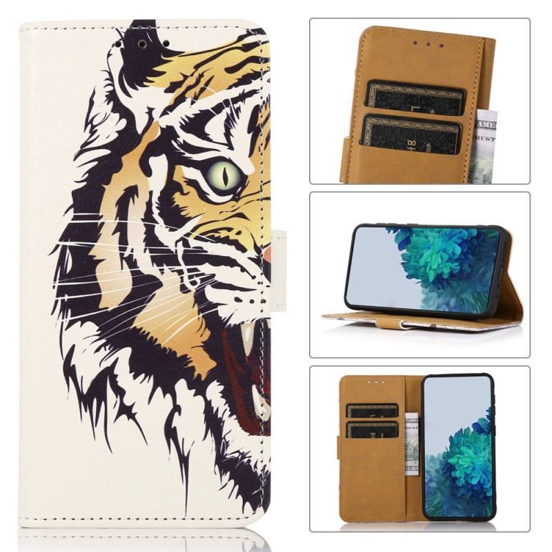 Flip Cover Samsung Galaxy A14 / A14 5G Vild Tiger