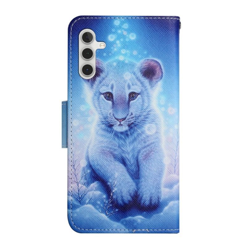 Flip Cover Samsung Galaxy A54 5G Lille Leopard Med Snor