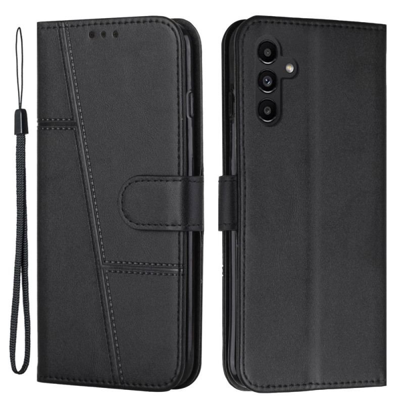 Flip Cover Samsung Galaxy A54 5G Med Snor Forretning I Lanyard