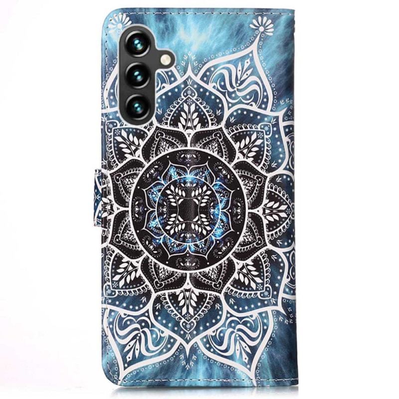 Flip Cover Samsung Galaxy A54 5G Med Snor Strappy Mandala