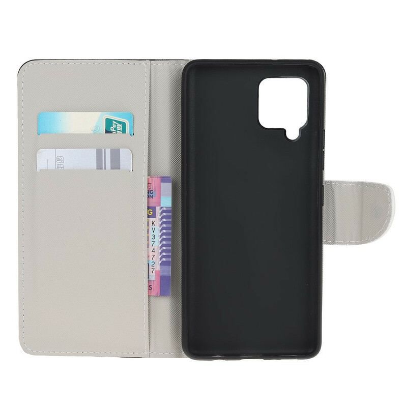 Flip Cover Samsung Galaxy M12 / A12 Sommerfugle