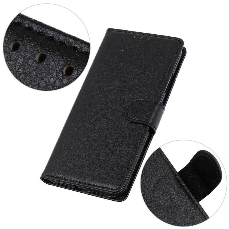 Flip Cover Samsung Galaxy M12 / A12 Traditionelt Litchi