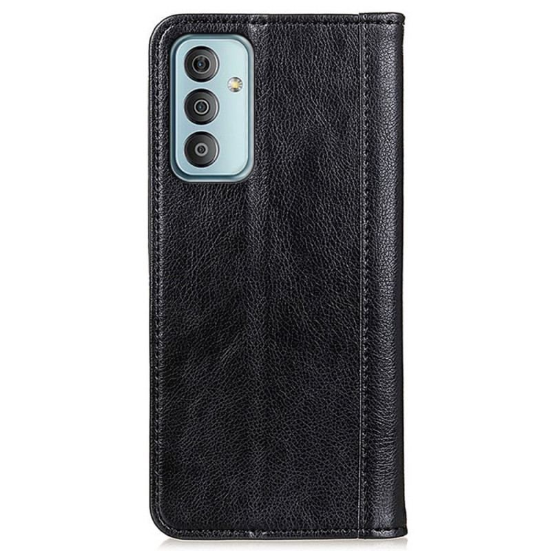 Flip Cover Samsung Galaxy M13 Litchi Split Læder