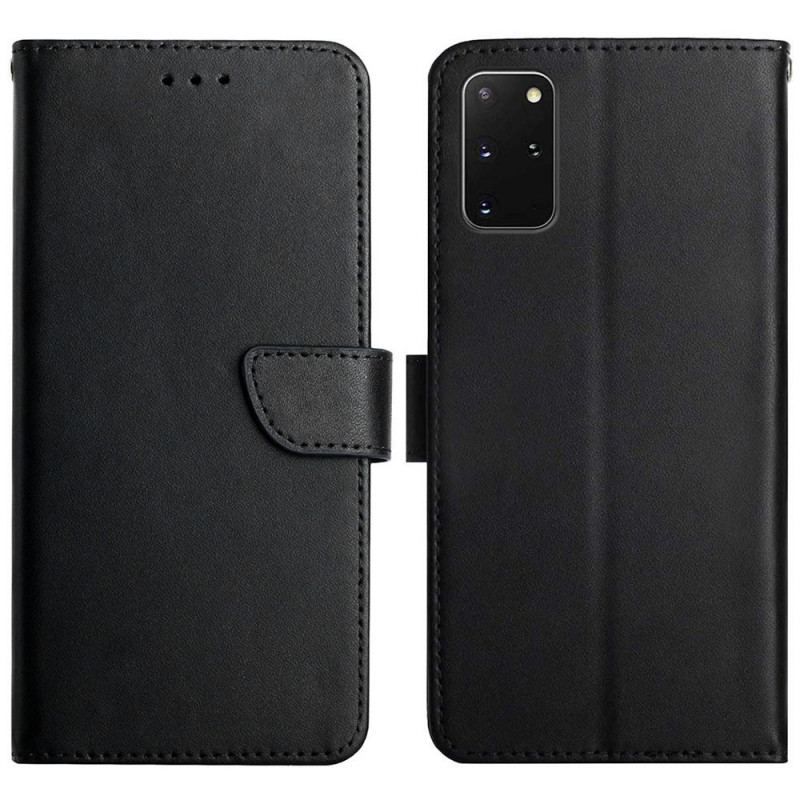 Flip Cover Samsung Galaxy S20 Plus / S20 Plus 5G Ægte Nappa Læder