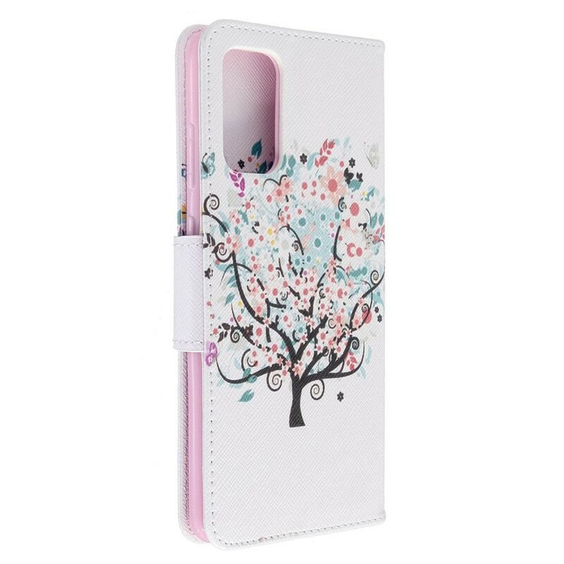 Flip Cover Samsung Galaxy S20 Plus / S20 Plus 5G Blomstret Træ