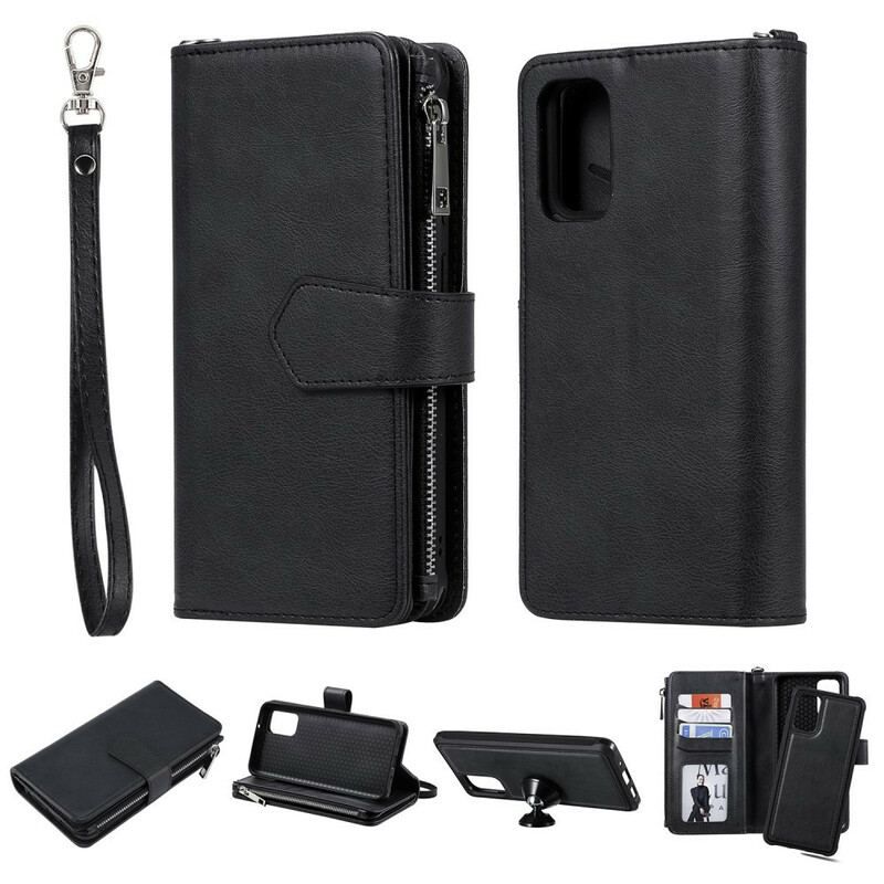 Flip Cover Samsung Galaxy S20 Plus / S20 Plus 5G Punge Etui Aftagelig Tegnebog