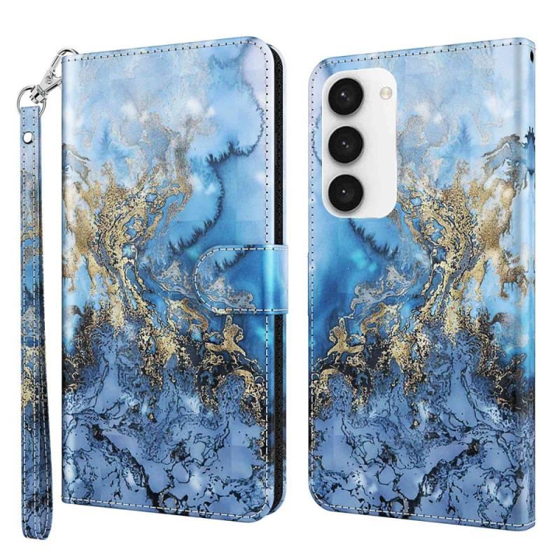 Flip Cover Samsung Galaxy S23 5G Med Snor Rem Art