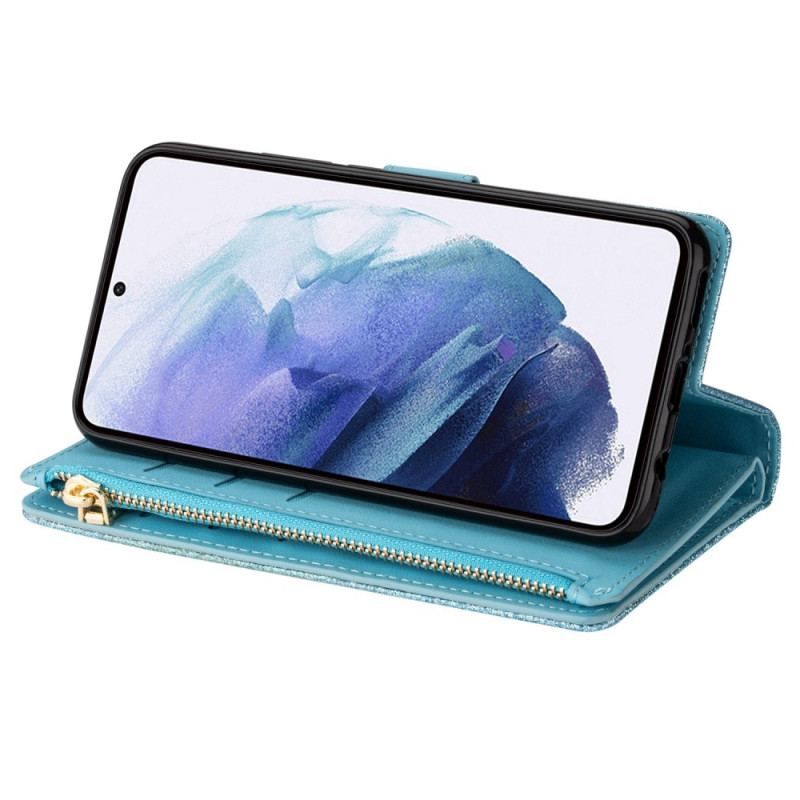 Flip Cover Samsung Galaxy S23 5G Punge Etui Pung Med Pailletter