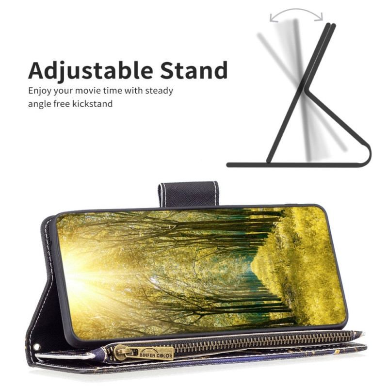 Flip Cover Samsung Galaxy S23 5G Punge Etui Sommerfugle Tegnebog