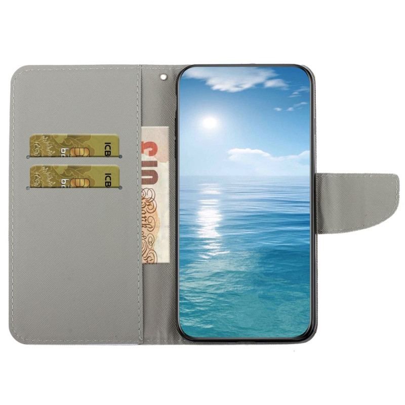 Flip Cover Samsung Galaxy S23 Plus 5G Med Snor Thong Elefant