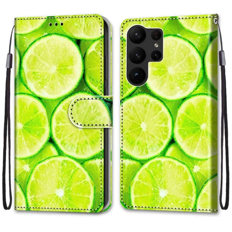 Flip Cover Samsung Galaxy S23 Ultra 5G Limefrugter