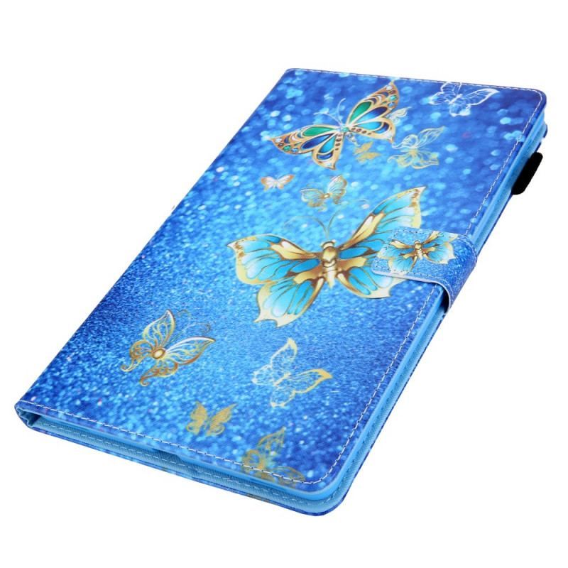 Flip Cover Samsung Galaxy Tab A8 (2021) Farverige Sommerfugle