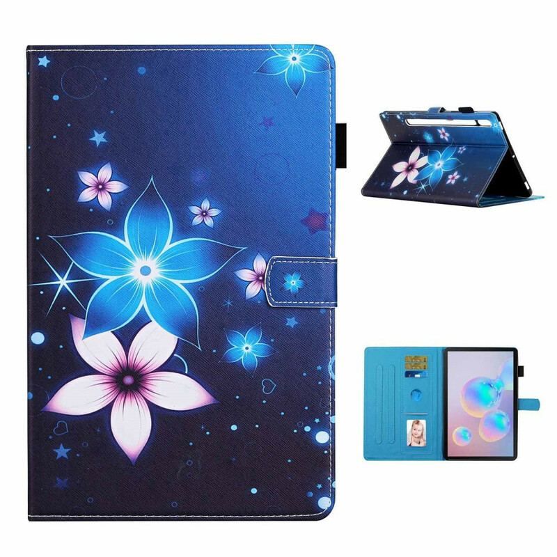 Flip Cover Samsung Galaxy Tab S8 / Tab S7 Blomstret