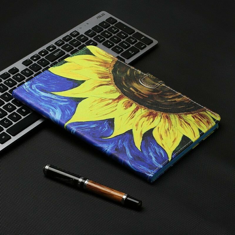 Flip Cover Samsung Galaxy Tab S8 / Tab S7 Malet Solsikke