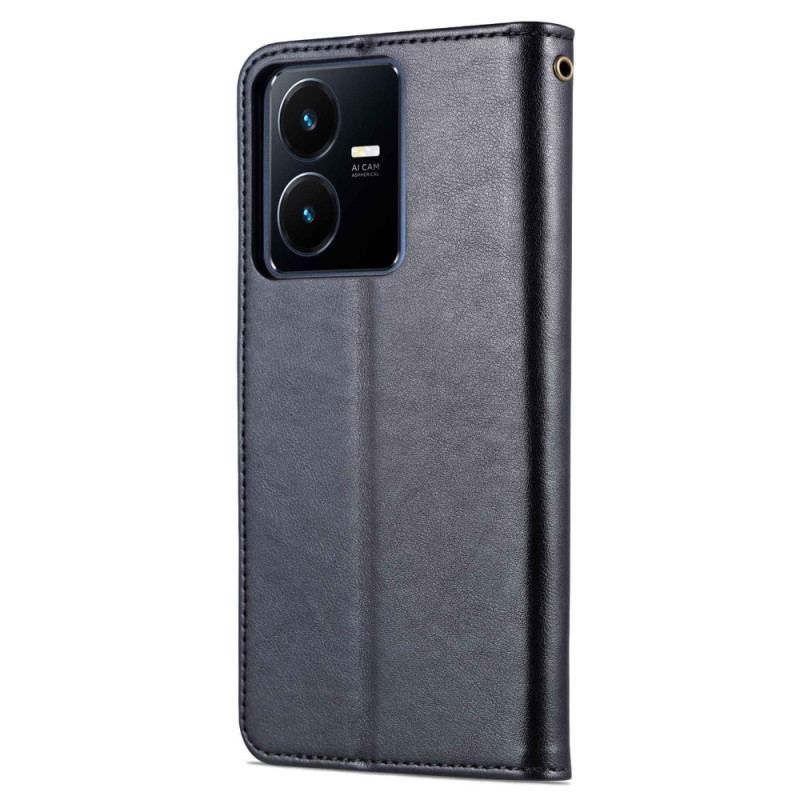 Flip Cover Vivo Y22s Azns Lædereffekt