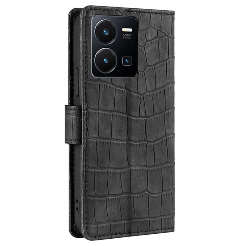 Flip Cover Vivo Y22s Krokodille