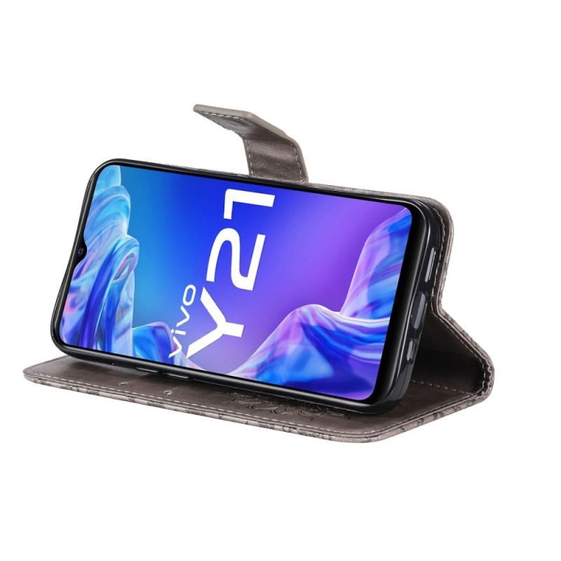 Flip Cover Vivo Y33s Med Snor Thong Sun