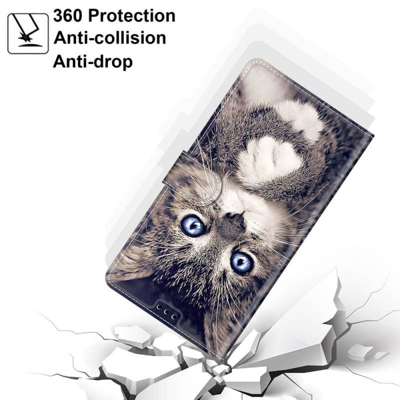 Flip Cover Xiaomi 12 / 12X Med Snor Katte Katte Thong Katte