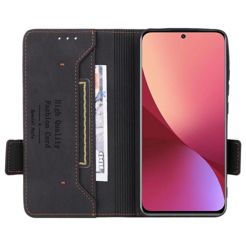 Flip Cover Xiaomi 12 / 12X Retro Stil