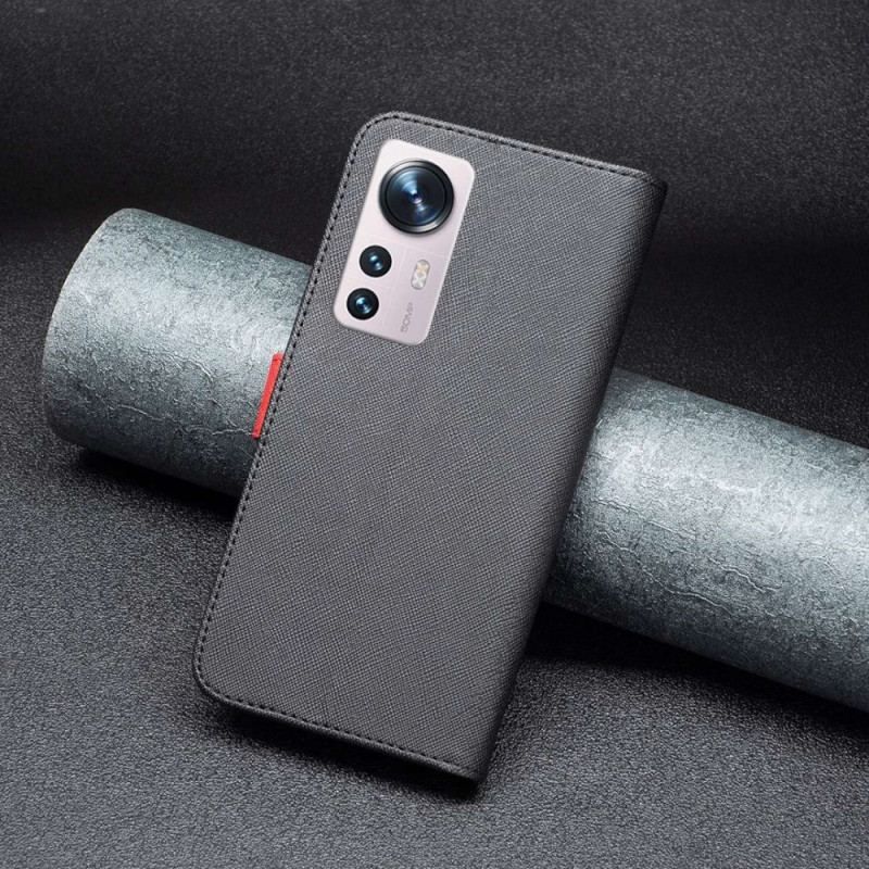 Flip Cover Xiaomi 12 / 12X Tofarvet Binfen Farve