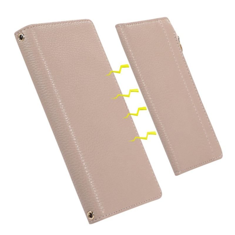 Flip Cover Xiaomi 12 Lite Punge Etui Aftagelig Pung Og Snor