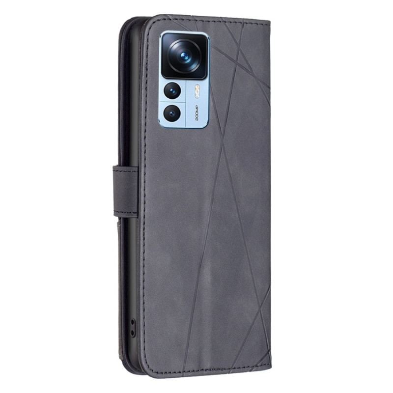 Flip Cover Xiaomi 12T / 12T Pro Binfen Farvetrekanter