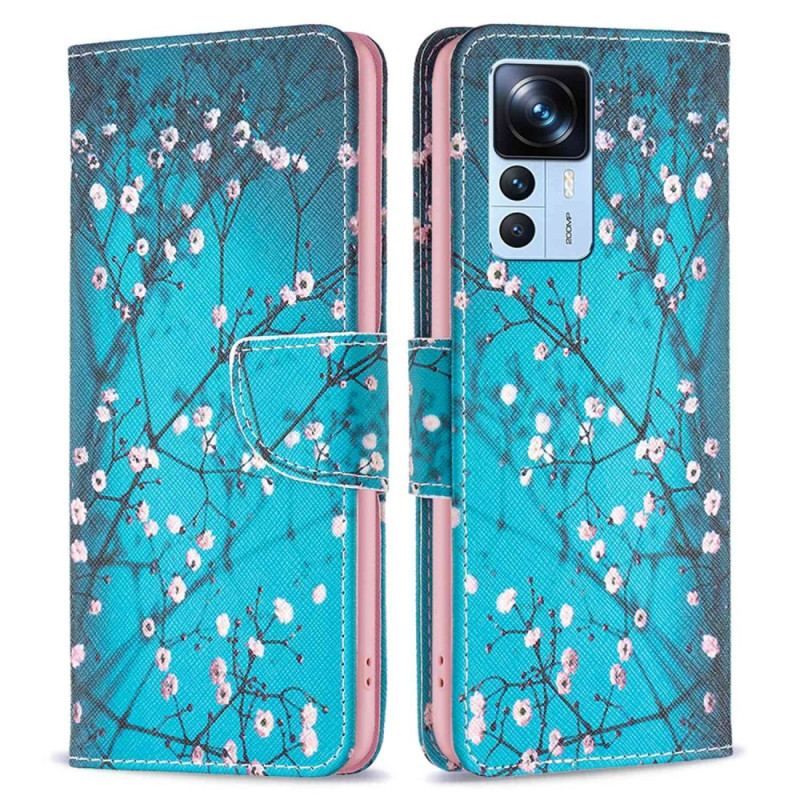 Flip Cover Xiaomi 12T / 12T Pro Blomstrende Træ