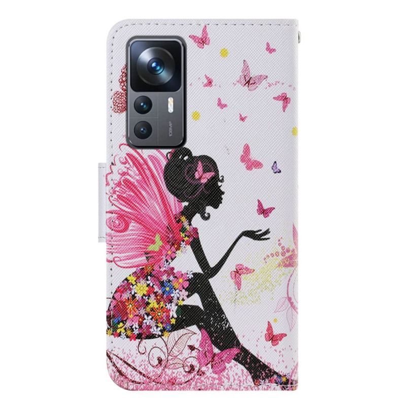 Flip Cover Xiaomi 12T / 12T Pro Med Snor Magic Fairy Med Rem