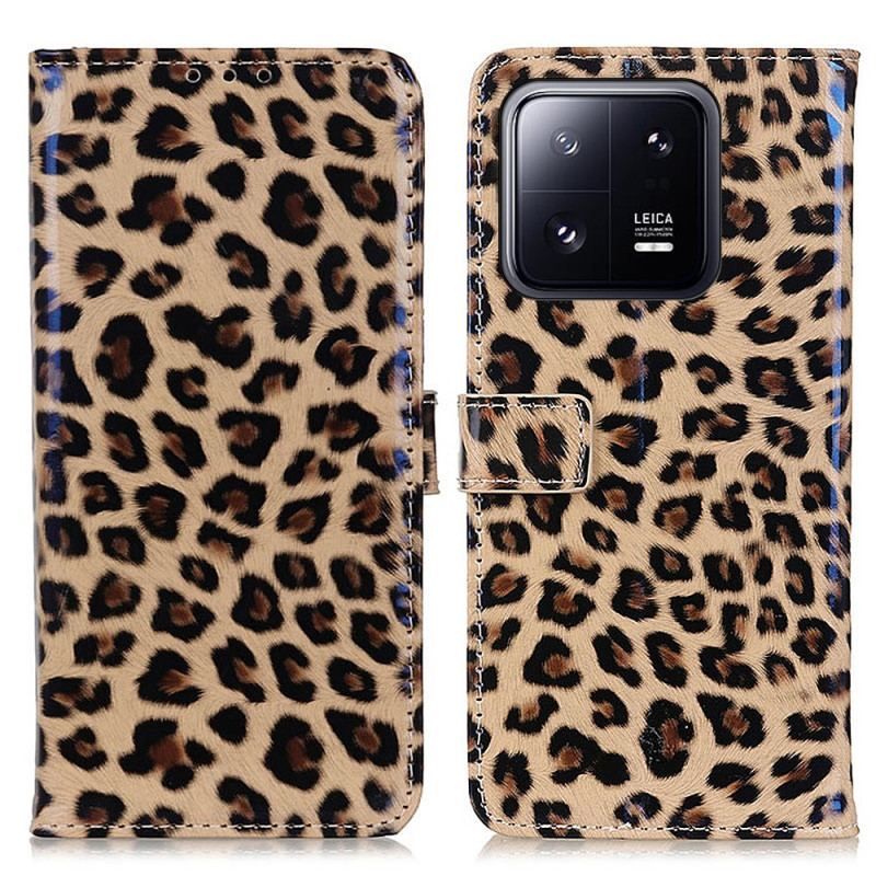 Flip Cover Xiaomi 13 Leopard