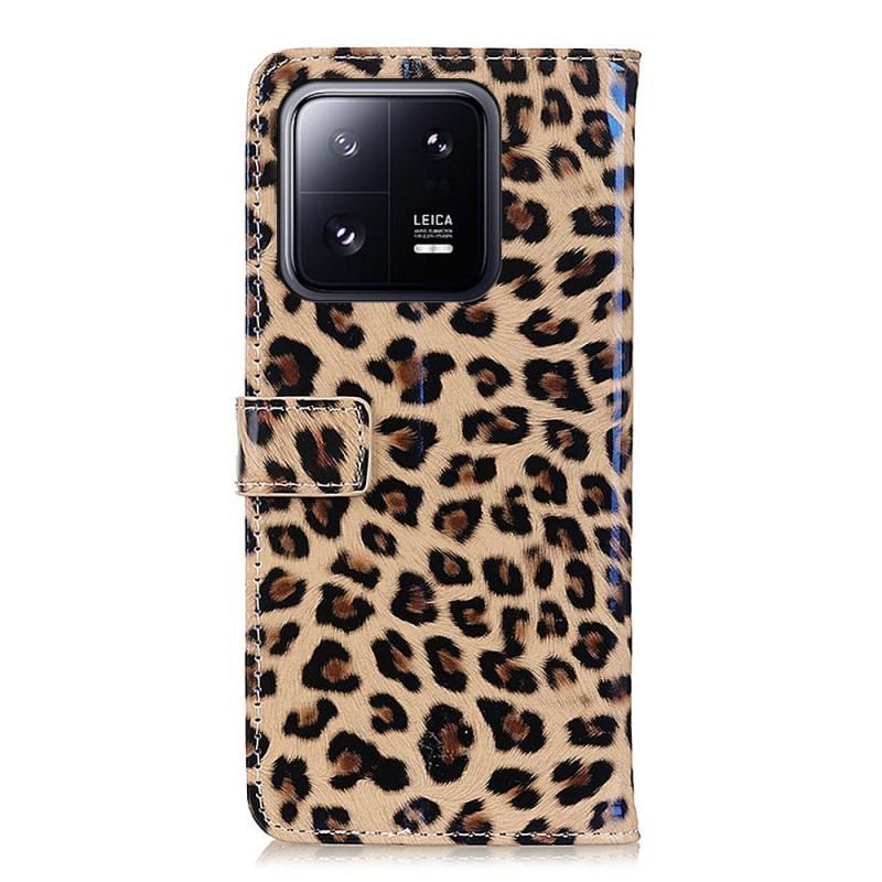 Flip Cover Xiaomi 13 Leopard