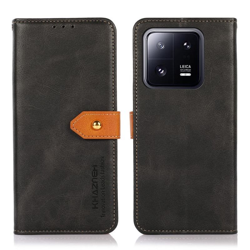 Flip Cover Xiaomi 13 Med Khazneh-strop