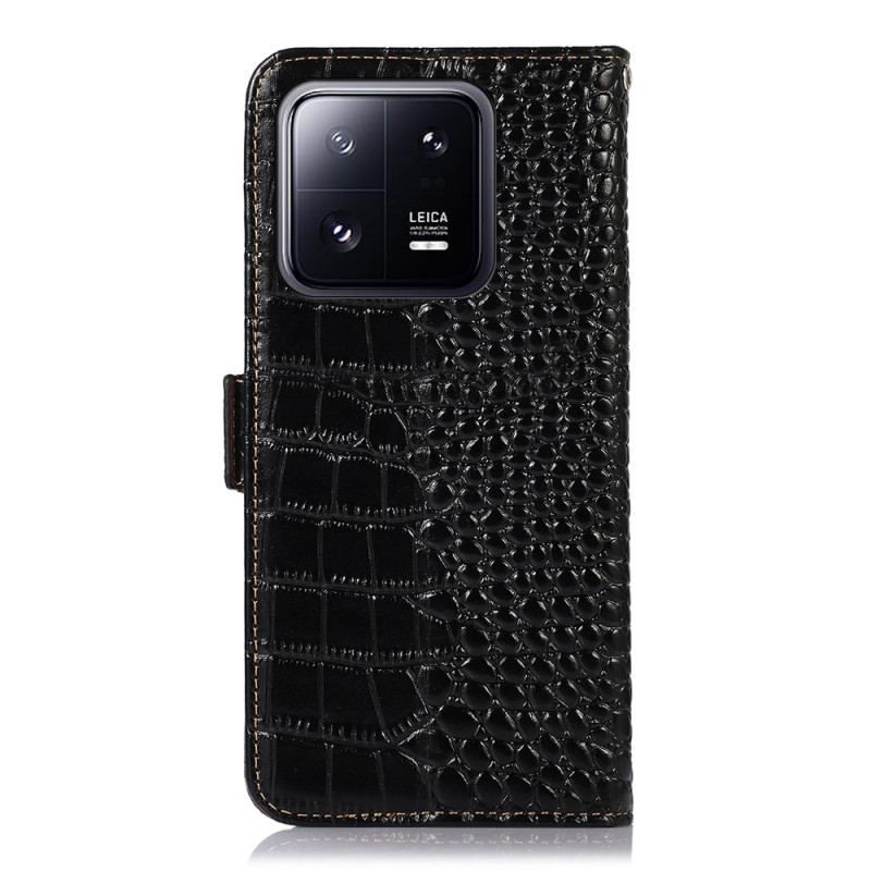 Flip Cover Xiaomi 13 Pro Crocodile Style Rfid