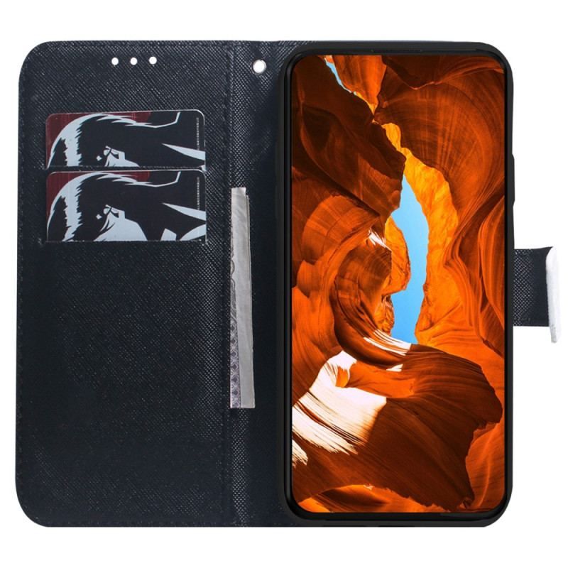 Flip Cover Xiaomi 13 Pro Med Snor Strappy Puppy Dream