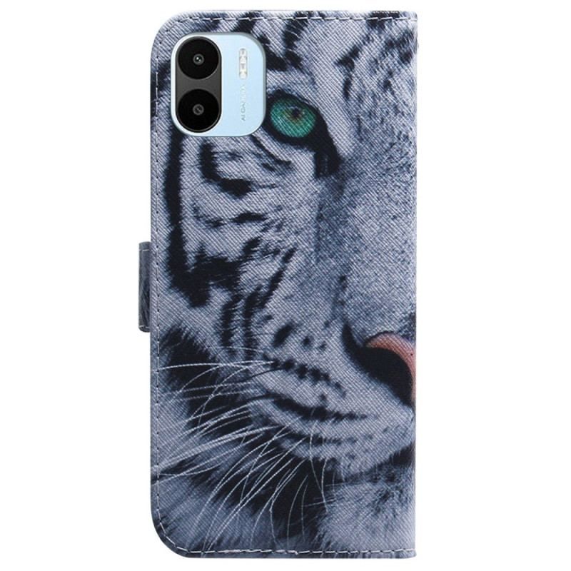 Flip Cover Xiaomi Redmi A1 Hvid Tiger