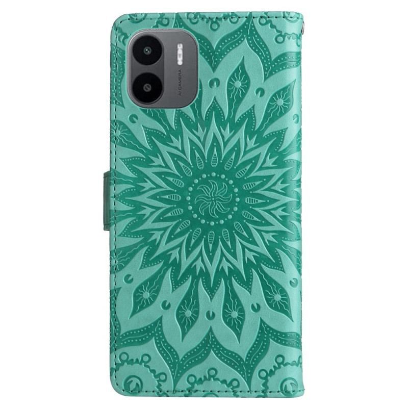 Flip Cover Xiaomi Redmi A1 Med Snor Thong Sun