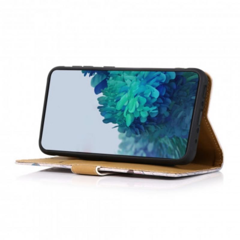 Flip Cover Xiaomi Redmi Note 10 5G Blomstrende Træ