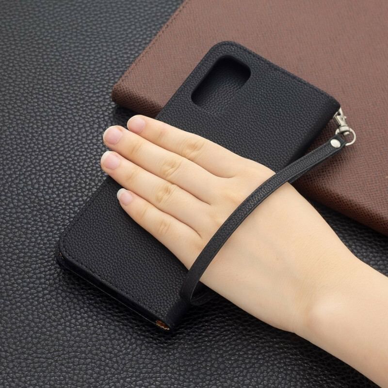 Flip Cover Xiaomi Redmi Note 10 5G Læder Cover Litchi Rabat Oblique