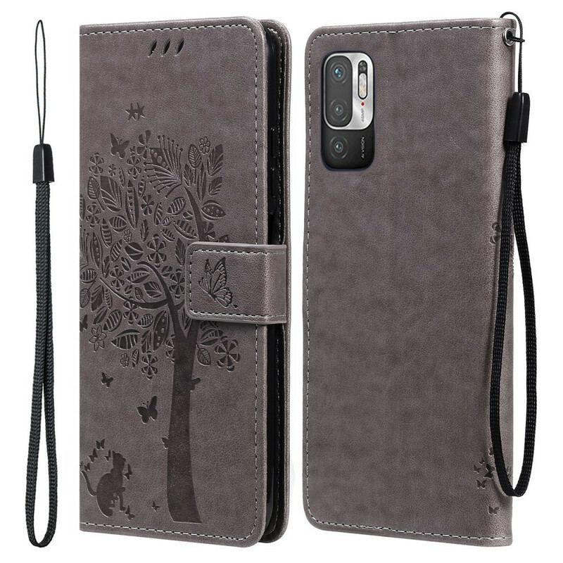 Flip Cover Xiaomi Redmi Note 10 5G Med Snor Lanyard Daydream