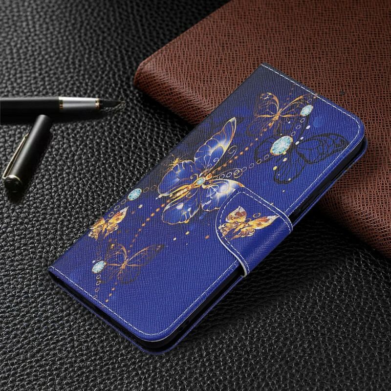 Flip Cover Xiaomi Redmi Note 10 5G Utrolige Sommerfugle