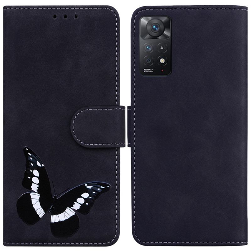 Flip Cover Xiaomi Redmi Note 11 Pro / 11 Pro 5G Skin-touch Butterfly