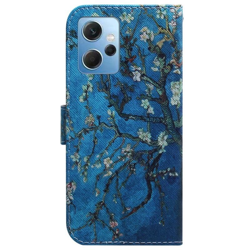 Flip Cover Xiaomi Redmi Note 12 4G Blomstrende Grene