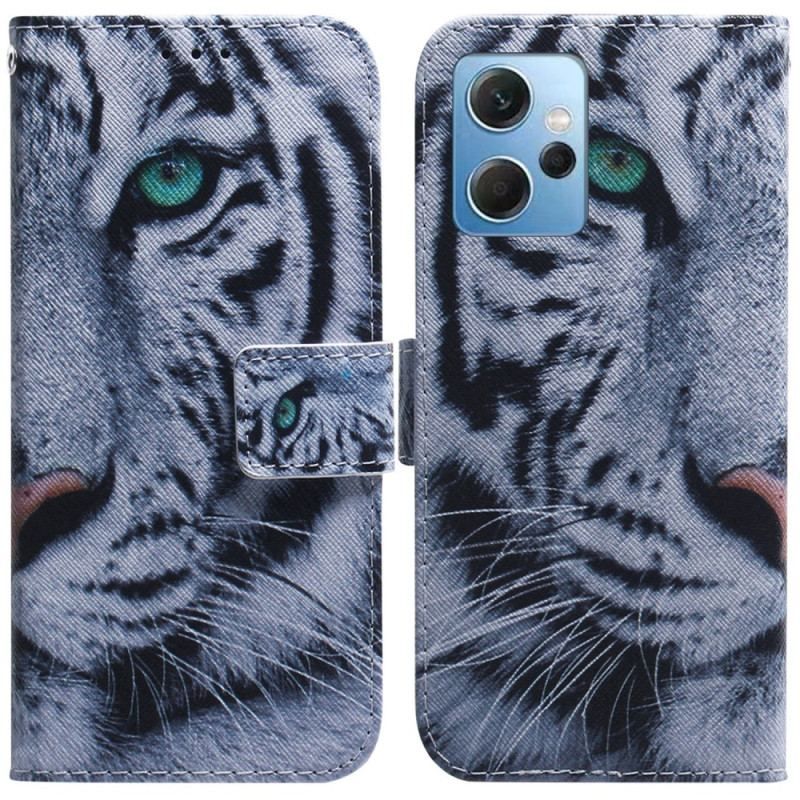 Flip Cover Xiaomi Redmi Note 12 4G Hvid Tiger