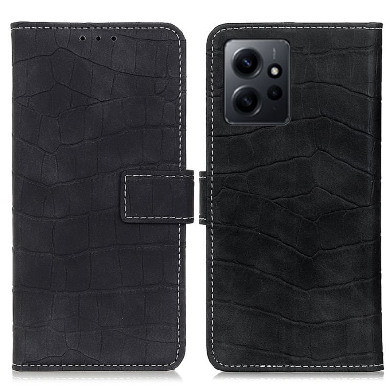 Flip Cover Xiaomi Redmi Note 12 4G Krokodille