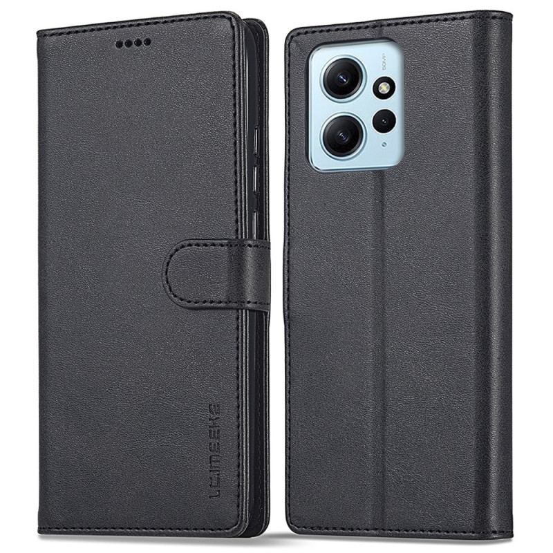 Flip Cover Xiaomi Redmi Note 12 4G Lædereffekt Lc.imeeke