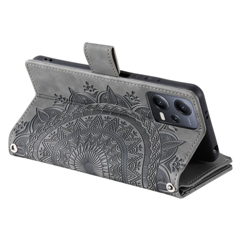 Flip Cover Xiaomi Redmi Note 12 4G Med Mandala Pung